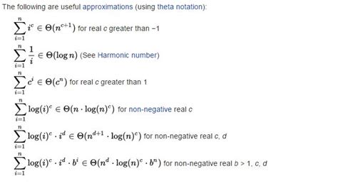 CS Summations