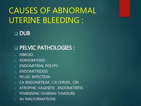 Dysfunctional uterine bleeding