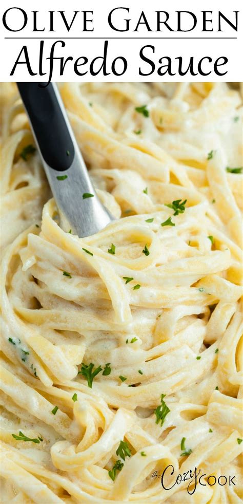 Olive Garden Alfredo Sauce | Olive garden chicken alfredo recipe ...