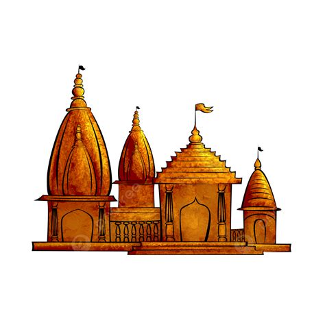 Hindu Temple Silhouette, Temple Design, Temple Art, Temple Silhouette ...