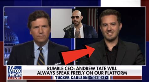 Rumble CEO Tells Fox News Why Andrew Tate Has a Platform Of Free Speech