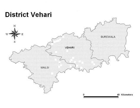 Map District Vehari and its Tehsils – Paki Mag