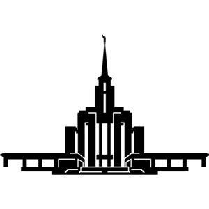 Silhouette Design Store - View Design #15089: lds temples - oquirrh ...