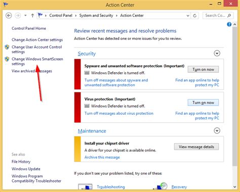 How to disable Windows SmartScreen in Windows 8.1