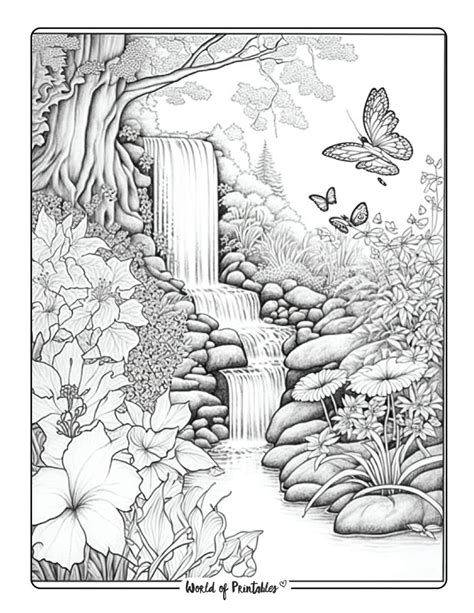 Free Printable Landscape Coloring Pages - Image to u