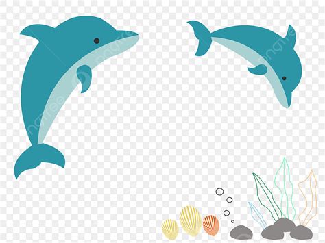 Submarine Dolphin Clipart Icons