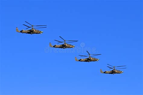 Russian Helicopters Ka-52 in Flight Editorial Photo - Image of pilot, combat: 93033006