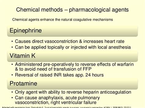 Local hemostatic agents(2)