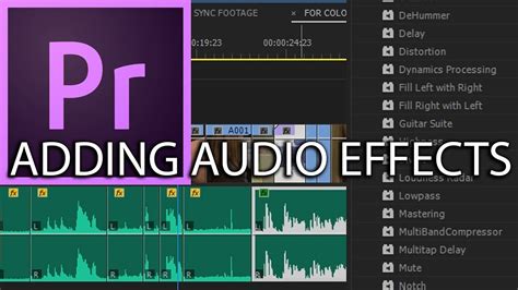 E26 - Adding and Manipulating Audio Effects - Adobe Premiere Pro CC 2017