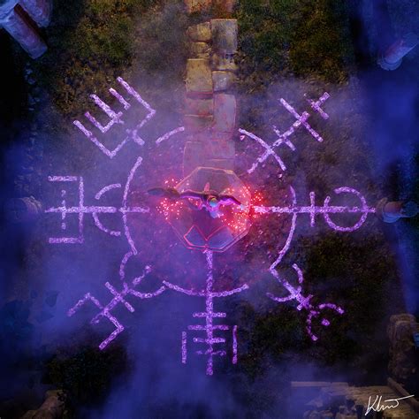 ArtStation - Summoning ritual (Witchtober 2020 - Day 12 Magic circle