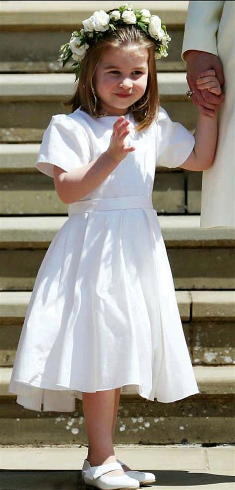 Flower girl little Princess Charlotte looked adorable, disappointed in the dresses chosen by th ...