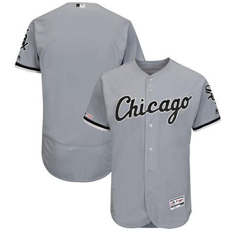 Chicago White Sox Majestic Road Flex Base Authentic Collection Team Jersey - Gray