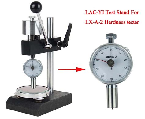 Buy Shore Hardness Tester Meter with Stand Type A C Durometer Hardness Test Stand LAC-YJ for ...