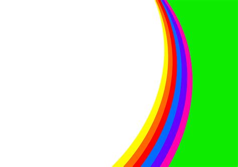 Simple Rainbow Background | Free Images at Clker.com - vector clip art ...