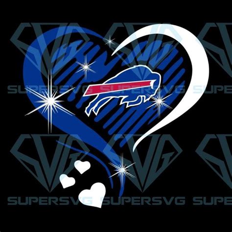 Love Buffalo Bills Sparkle Heart Version Svg Buffalo Bills Svg Nfl Svg Nfl Logo Svg Nfl Svg ...