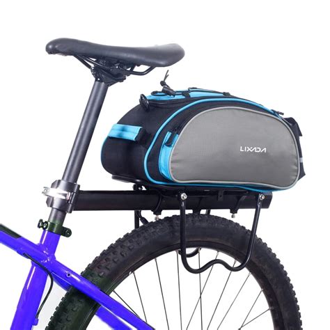 13L Bicycle Bag Multifunctional Cycling Rear Rack Bags Shelf Utility 10 ...