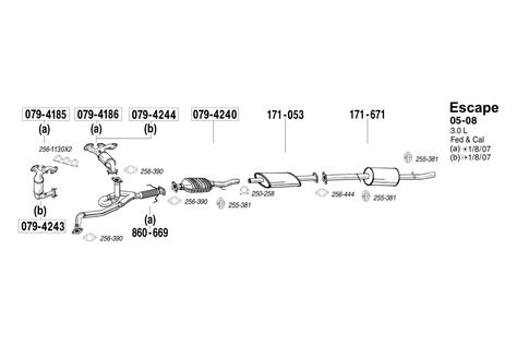 Ford Escape Exhaust System