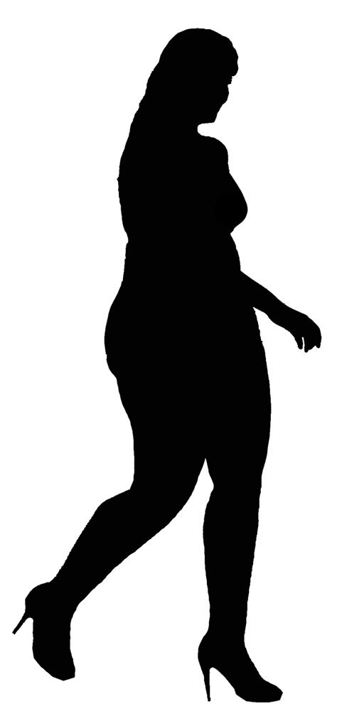 Plus Size Model Silhouette Free Stock Photo - Public Domain Pictures