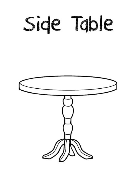 Table - Coloring Pages