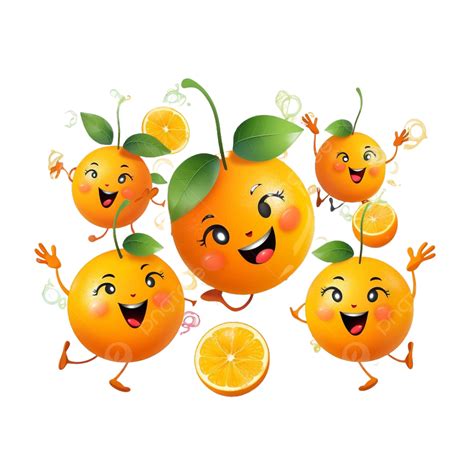 Orange Fruit Dance Party Cartoon, Cartoon Orange, Dance, Clipart PNG ...