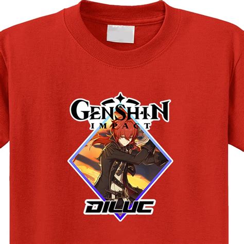 GME Genshin Impact Deluc Tshirt, Deluc Shirt, Genshin Impact | Shopee Philippines