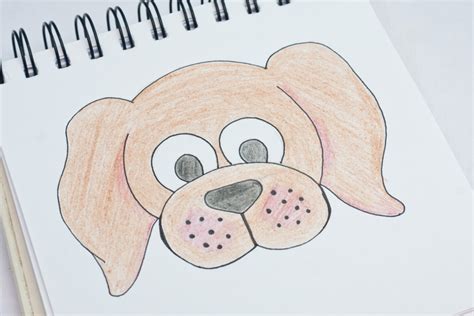 Easy Cartoon Dog Drawing at GetDrawings | Free download