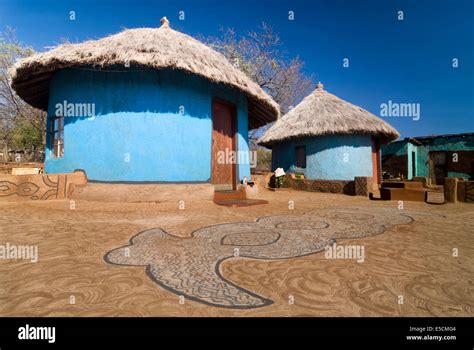 Adobe houses, Thohoyandou, Venda, Vhembe District, Limpopo Province ...