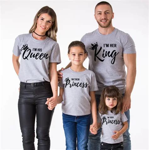 Aliexpress.com : Buy Family Look t shirt Matching Outfits Father Mother Daughter Son Clothes ...