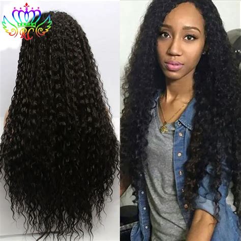 Sensational Synthetic Lace Front Wigs with Baby Hair Black Synthetic Hair Wigs Long Curly ...