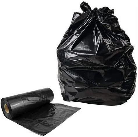 Biodegradable (dustbin Bag/trash Bag) 15nos (medium) Size 48cm X 53cm (black Colour) at Rs 40 ...