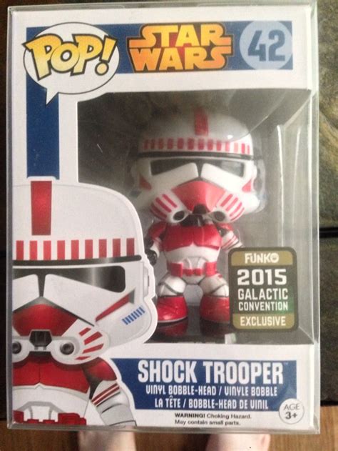 Funko Pop! Star Wars: Shock Trooper (2015 Galactic Convention Exclusive) | Pop figurine, Funko ...