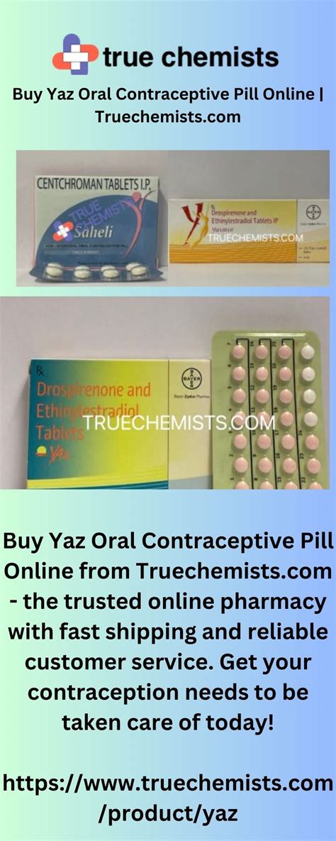 Buy Yaz Oral Contraceptive Pill Online Truechemists.com - ImgPile