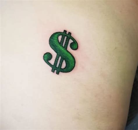 24 Amazing Dollar Sign Tattoo Ideas That Will Cheer You! - Tattoo Twist