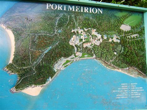 Portmeirion Map | Just to give a view of the layout of where… | Flickr