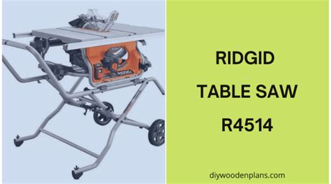 The Ridgid Table Saw R4514 Review | Is It Any Good?