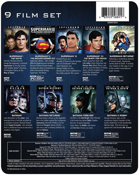 Batman-Online News - Batman Superman Anthology 9-Film Blu-ray Set coming