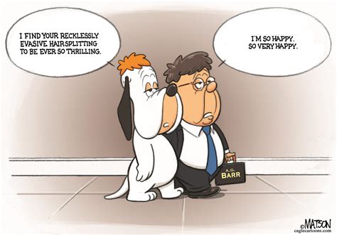 Political Cartoon U.S. Barr droopy dog | The Week