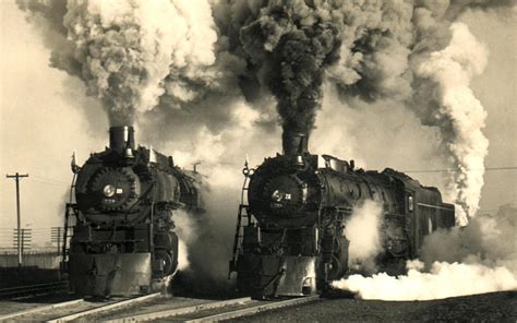 vintage, old photos, vehicle, transport, train, smoke, sepia ...