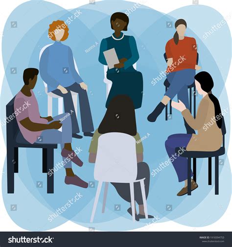 Support Group People Mental Illnesses Group Stock Vector (Royalty Free) 1918394753 | Shutterstock