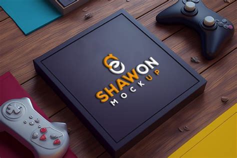 Gaming Board Logo Mockup Graphic by Motin · Creative Fabrica