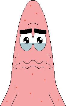 SpongeBob SquarePants - Sad Patrick Star by SuperMarioFan65 on DeviantArt