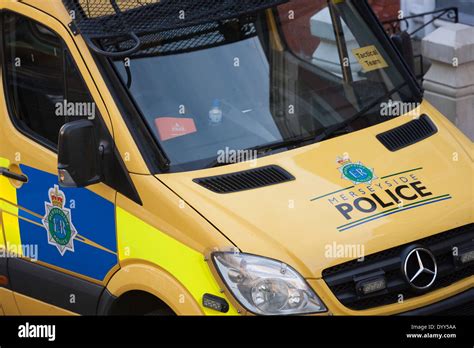 A Merseyside Police van Stock Photo - Alamy