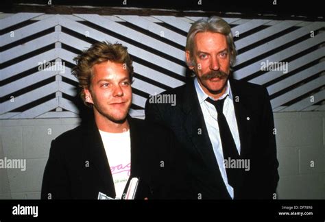 Mar. 21, 2006 - .KIEFER SUTHERLAND AND FATHER DONALD.F334.1986. PHOTOS(Credit Image: © Globe ...