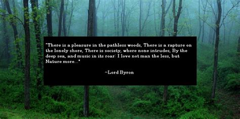 Lord Byron Quote About Nature - Awesome Quotes About Life