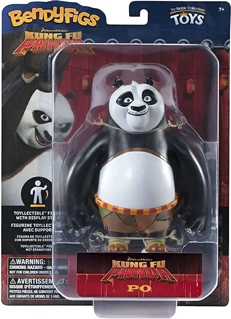Kung Fu Panda Bendyfigs Po 6 Figure The Noble Collection - ToyWiz