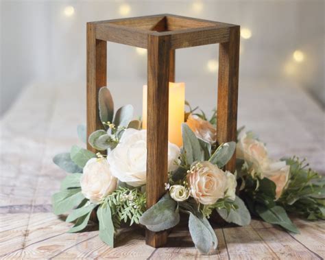 Wood Lantern Centerpieces for wedding lantern centerpiece | Etsy ...