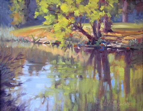 Landscape Artists International: "MORNING REFLECTION" – plein air landscape oil painting by ...