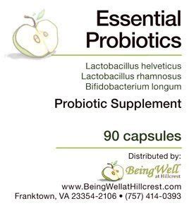 Amazon.com: Essential Probiotics - 3 Billion Viable Microorganisms As ...