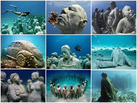 Cancun Underwater Museum for Certified Divers