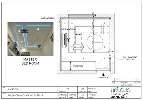 False Ceiling Plan Drawing - Image to u